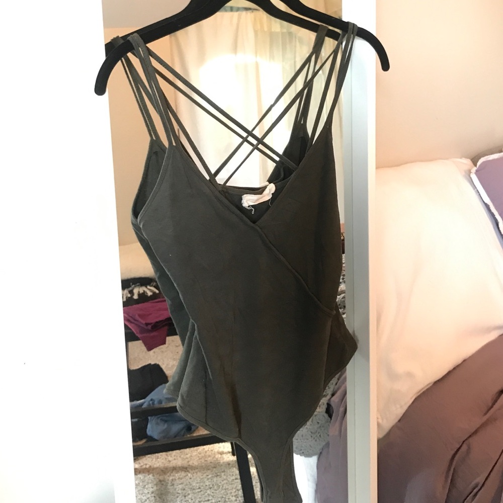 Green body suit